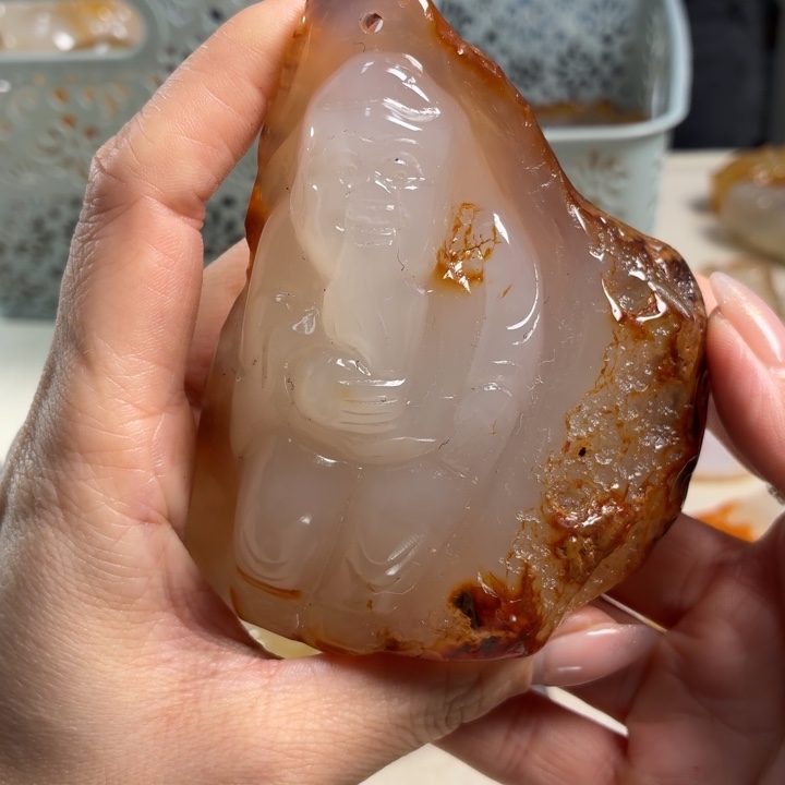 玛瑙/玉髓未镶嵌吊坠(不含链)