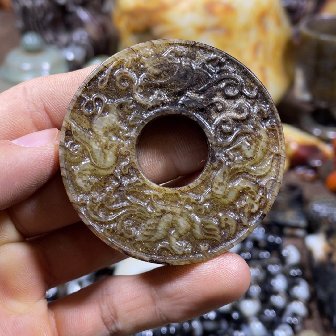 和田玉吊坠(不含链)未镶嵌