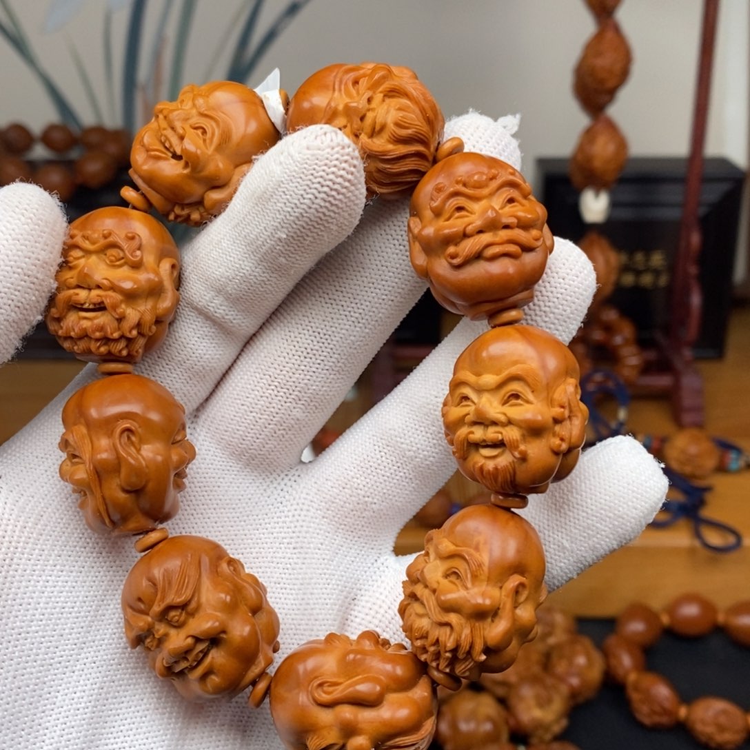 手串橄榄核许忠英老师欢喜罗汉2.4×2.65