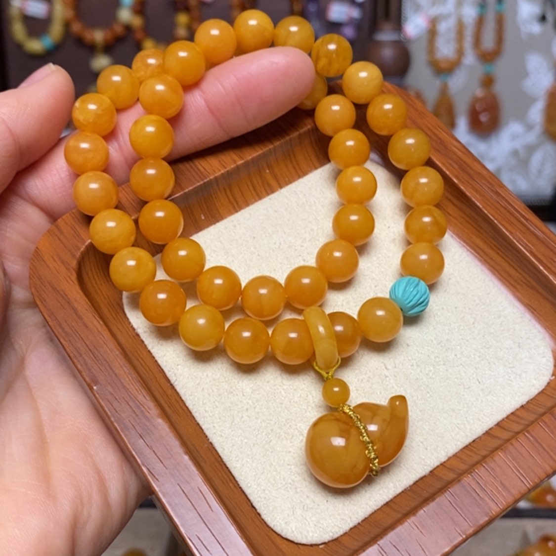 【闪购商品】手链蜜蜡未镶嵌手串