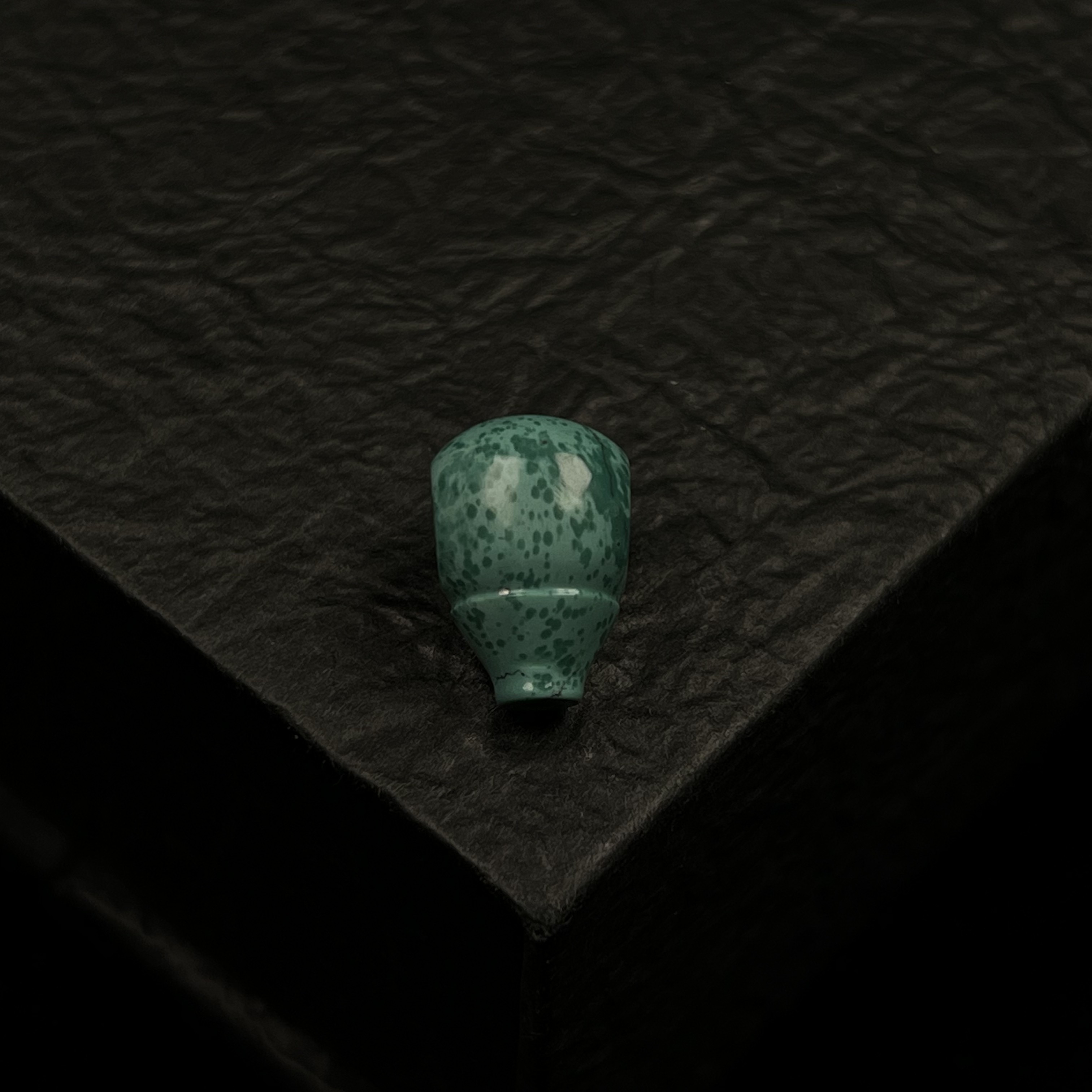 绿松石三通 10.4mm 高度15.6mm 厚度9.8mm全品无暇