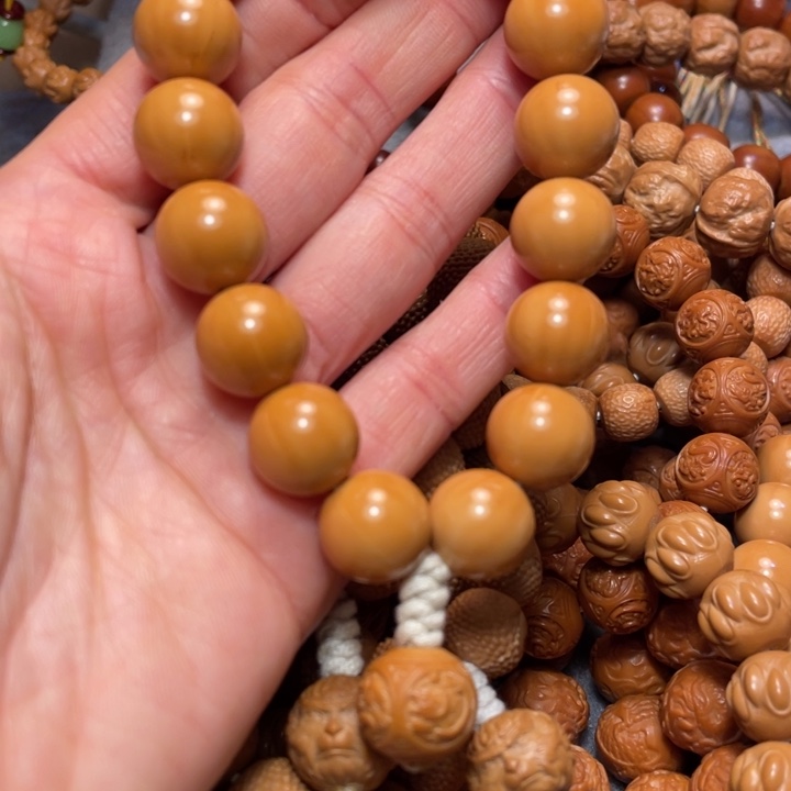 猴头核桃手串光珠