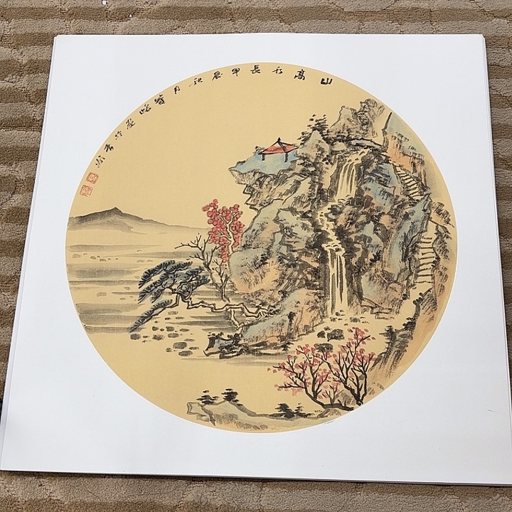 国画花鸟等多种鸟类的栖息50.50