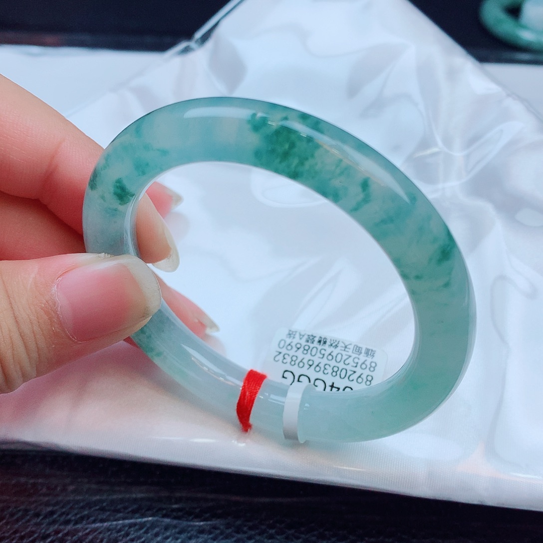 翡翠未镶嵌手镯天然缅甸翡翠A货手镯 