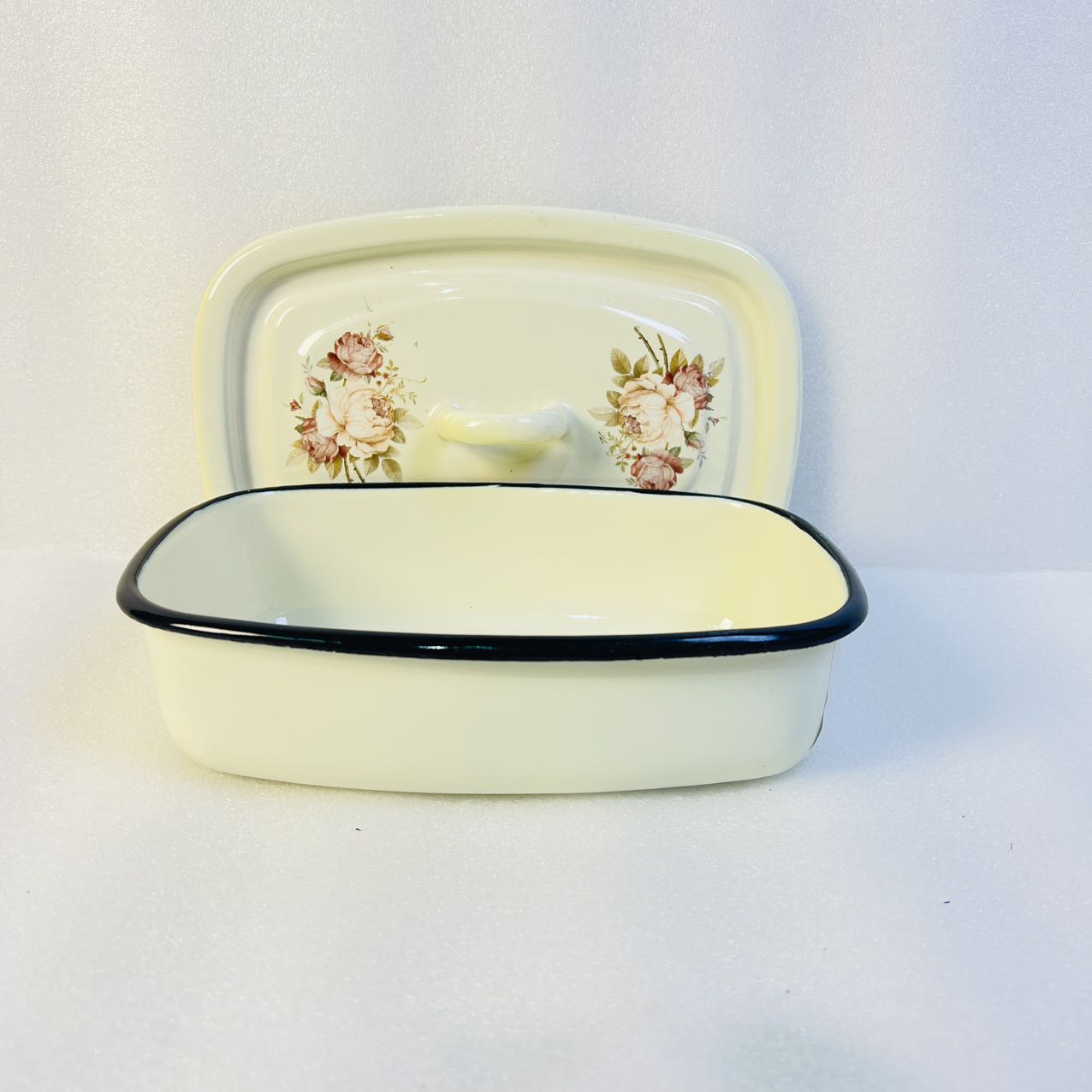 俄罗斯原装进口怀旧复古1L托盘欧式可爱家用长方形早餐盘网红创意