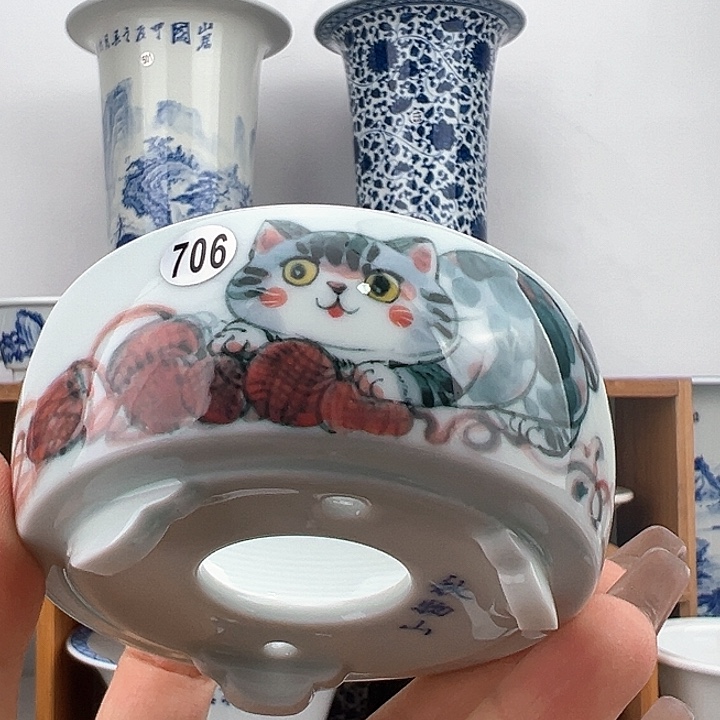 红陶桁*郭手工盆………………