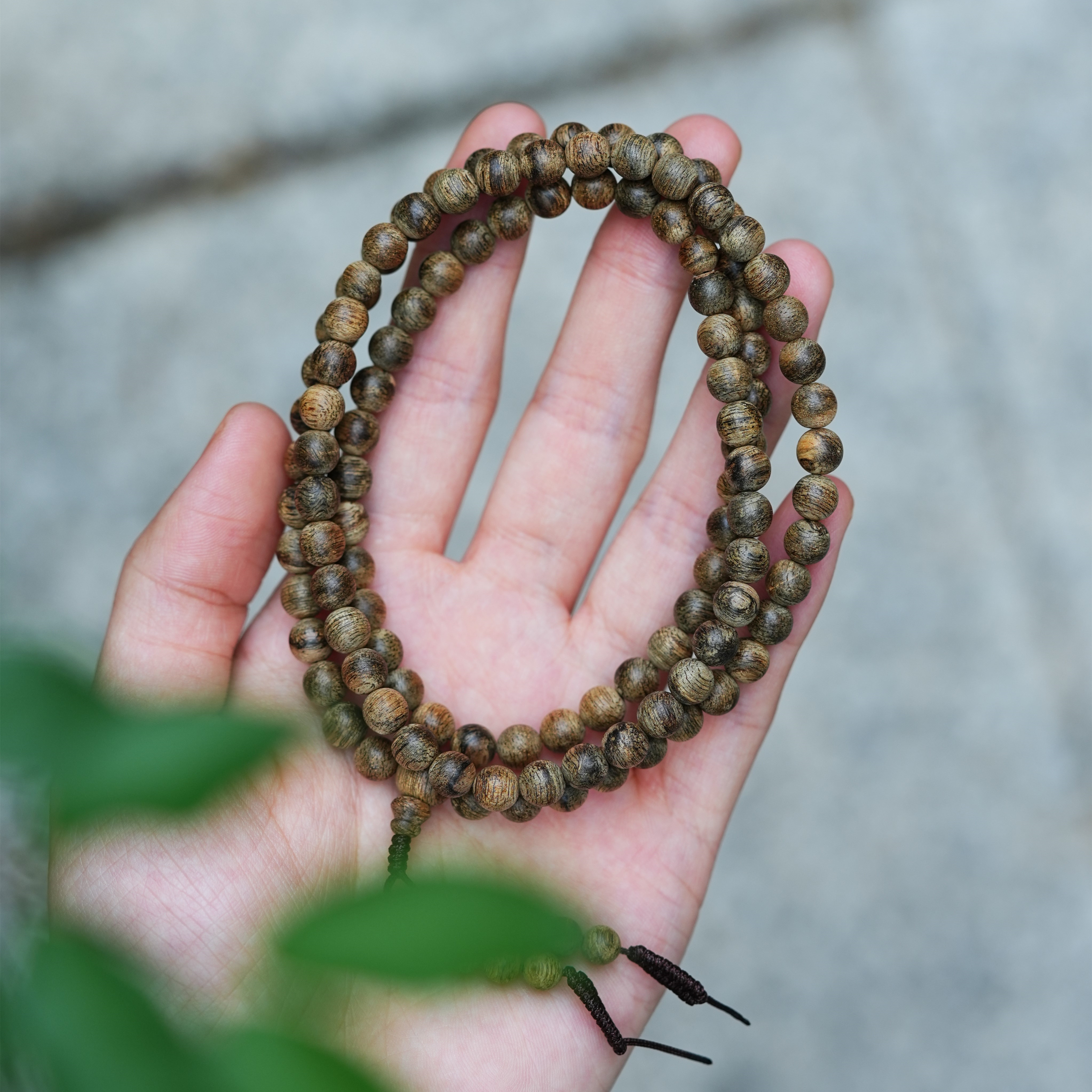 沉香千千说沉香-6mm文莱沉香手串文玩男女款108颗念珠天然保真