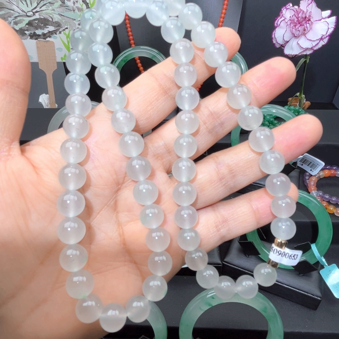 颈饰合金石英质玉（非洲翠）洋*