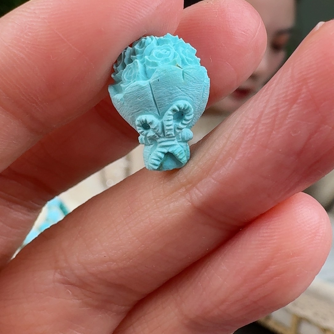 绿松石珠宝奇石未镶嵌