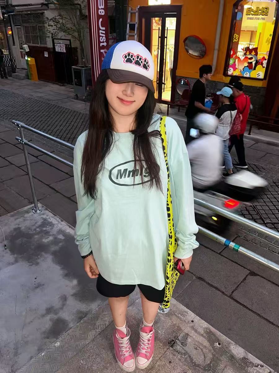 【伊娃的店】Mg家！韩感满满~纯棉经典logo长袖T！