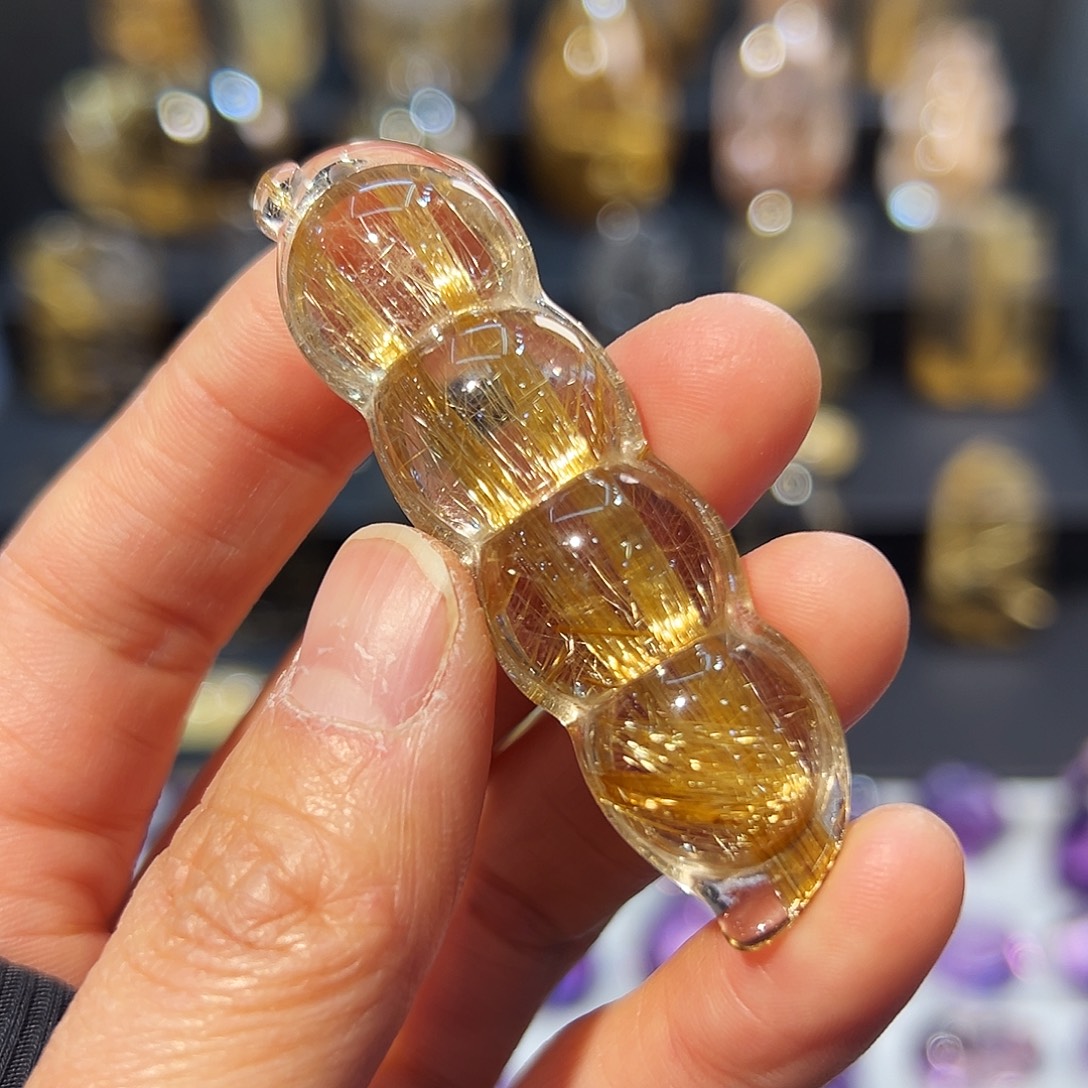 未镶嵌发晶颈饰吊坠