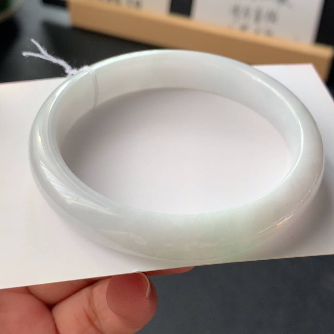 翡翠未镶嵌手镯16号54.7-10.5-7.4