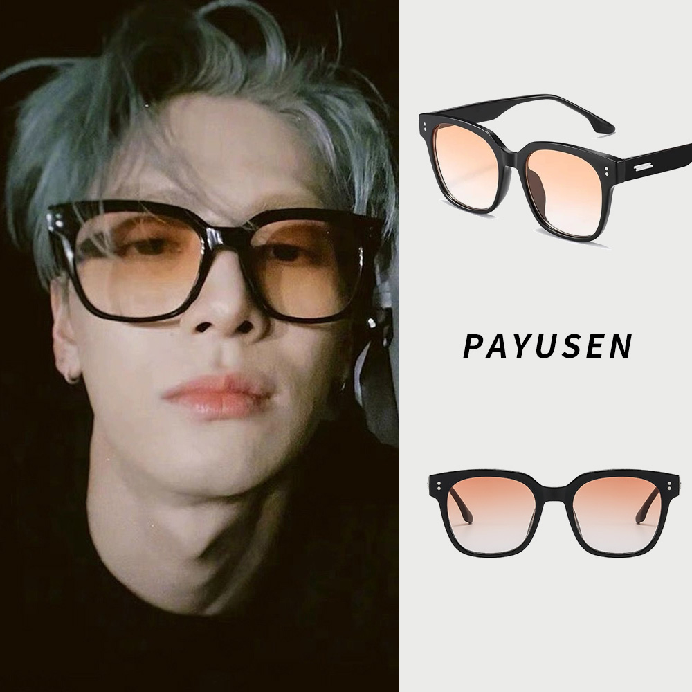 王嘉尔同款落日色gm墨镜女时尚百搭大框显瘦防紫外线近视太阳镜男