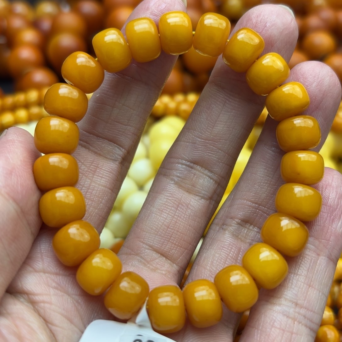 琥珀手链未镶嵌蜜蜡