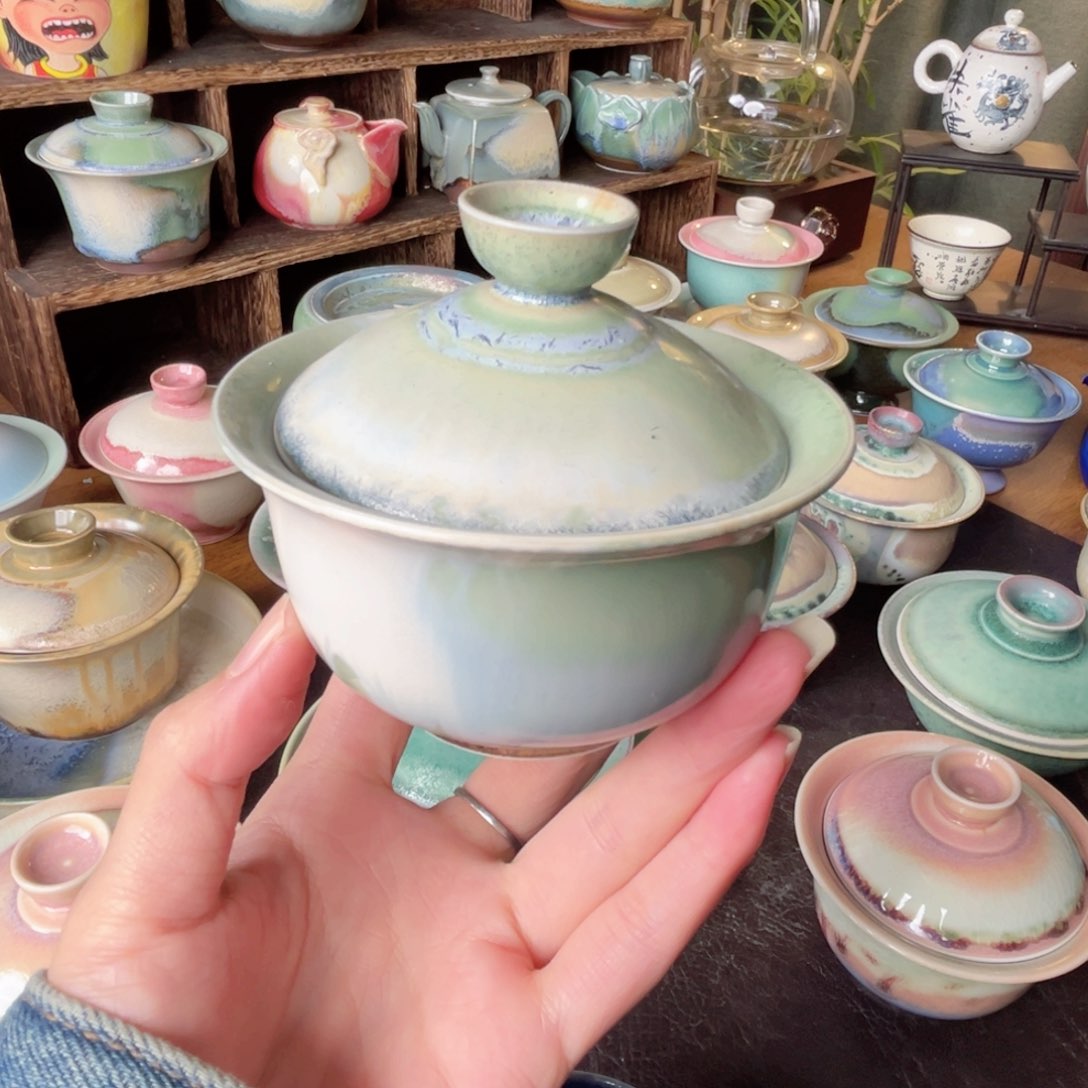 方秋手作纯手工柴烧茶器