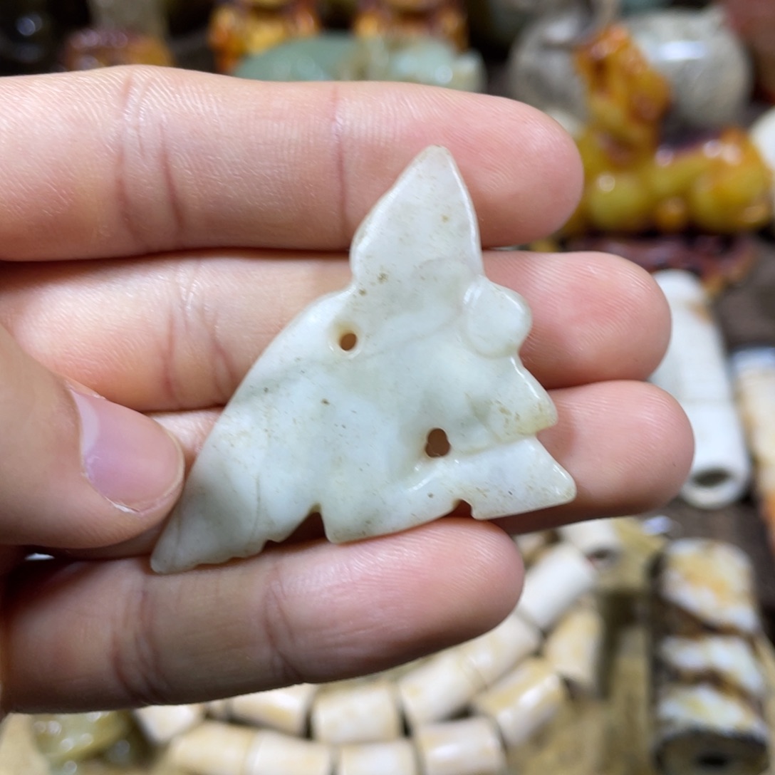 和田玉吊坠(不含链)未镶嵌