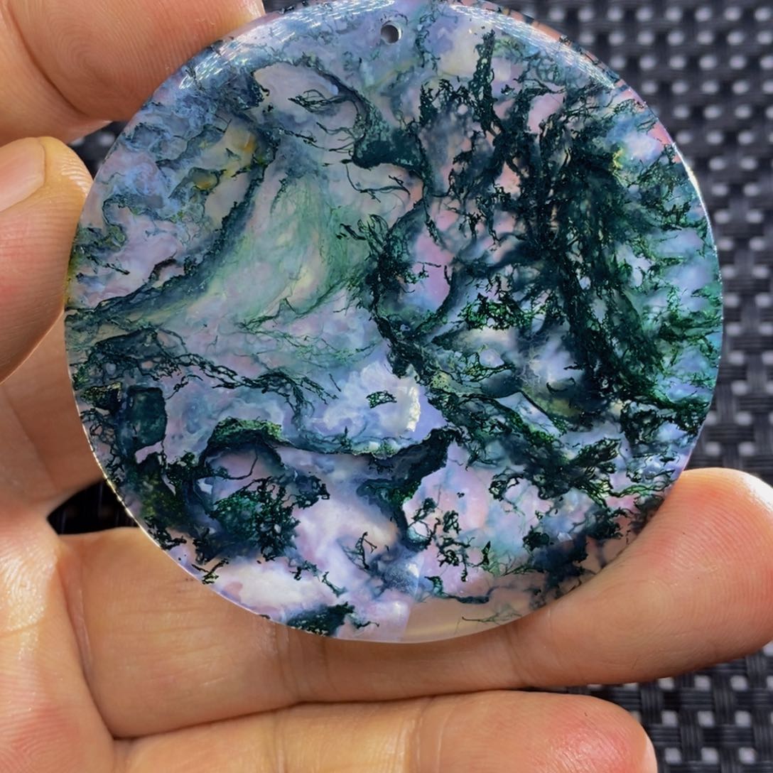 玛瑙/玉髓颈饰未镶嵌清**月