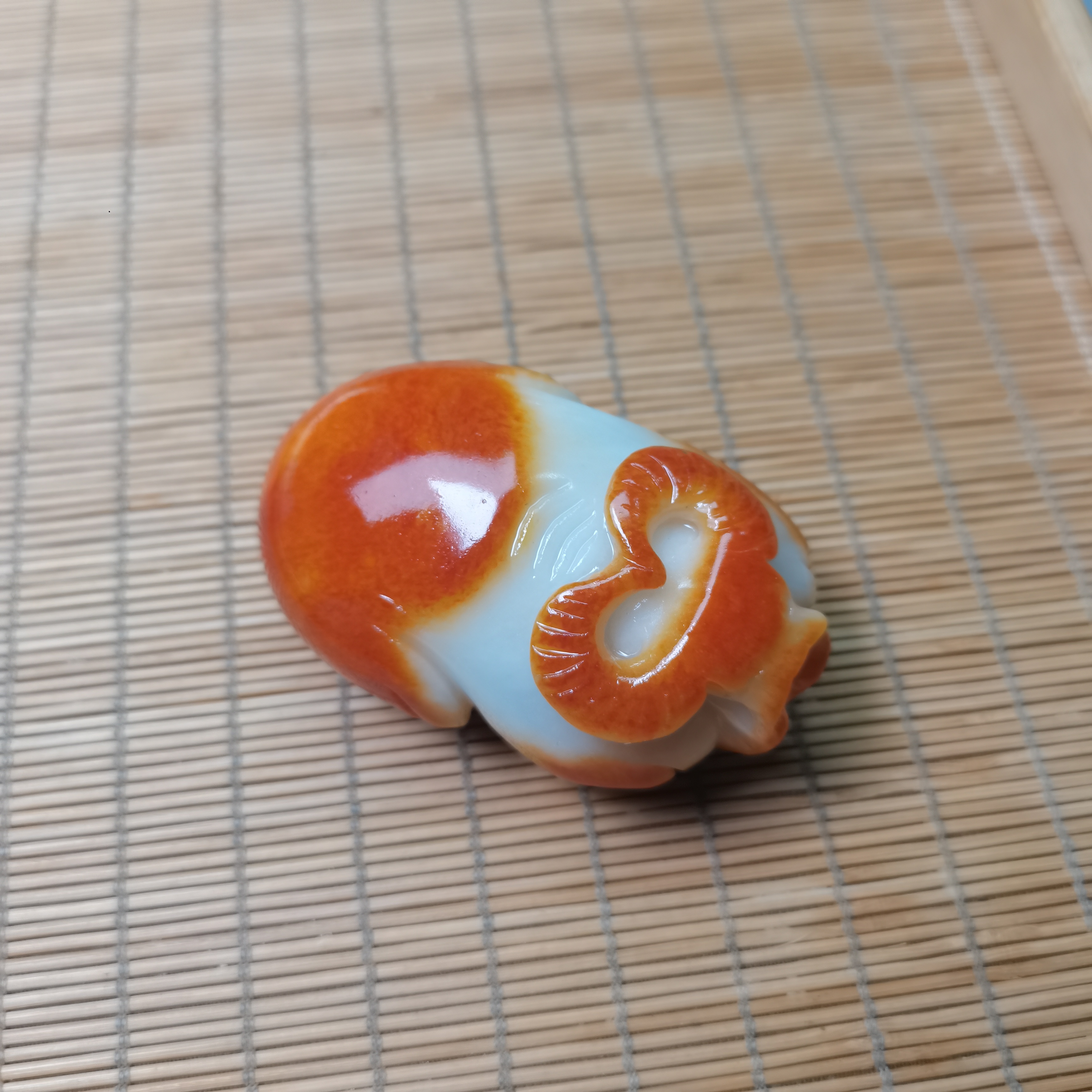 新疆和田玉牛转乾坤166克