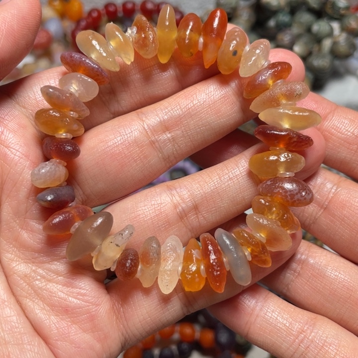 玛瑙/玉髓合金手链