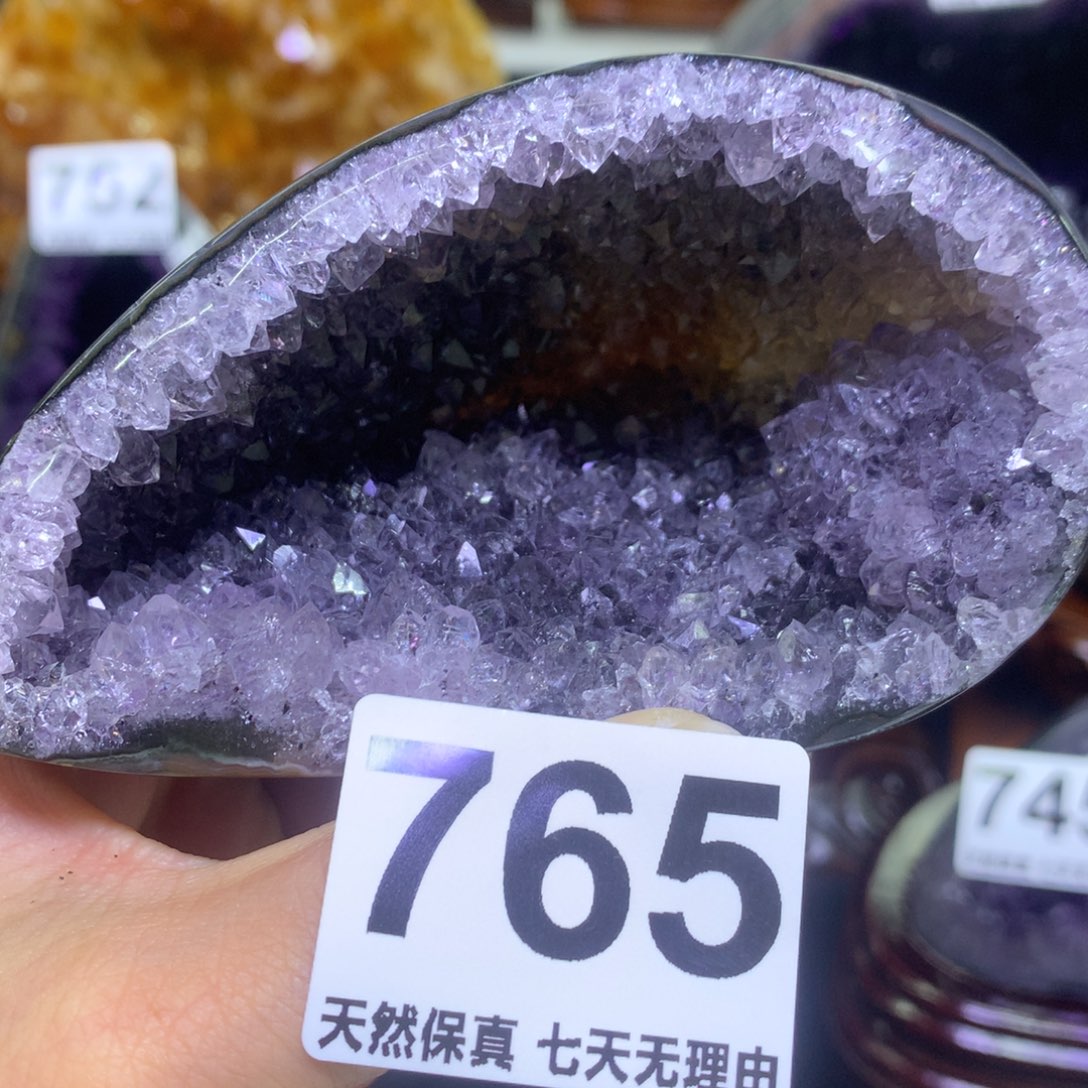 紫晶摆件未镶嵌水晶