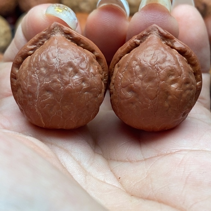 核桃精品文玩核桃手捻小寿桃