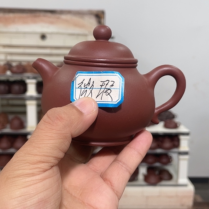 紫砂茶壶台西底槽清220cc 潘壶