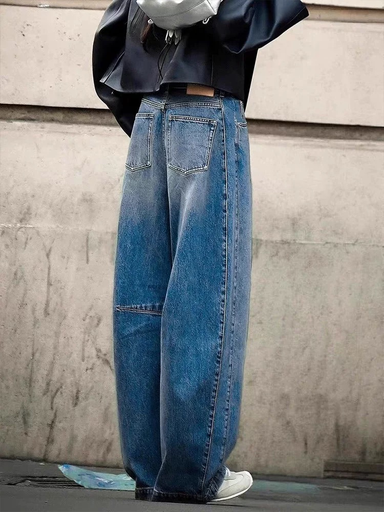 杂款青货链接 剪标 默认瑕疵 No退nO换 弯刀阔腿牛仔女裤