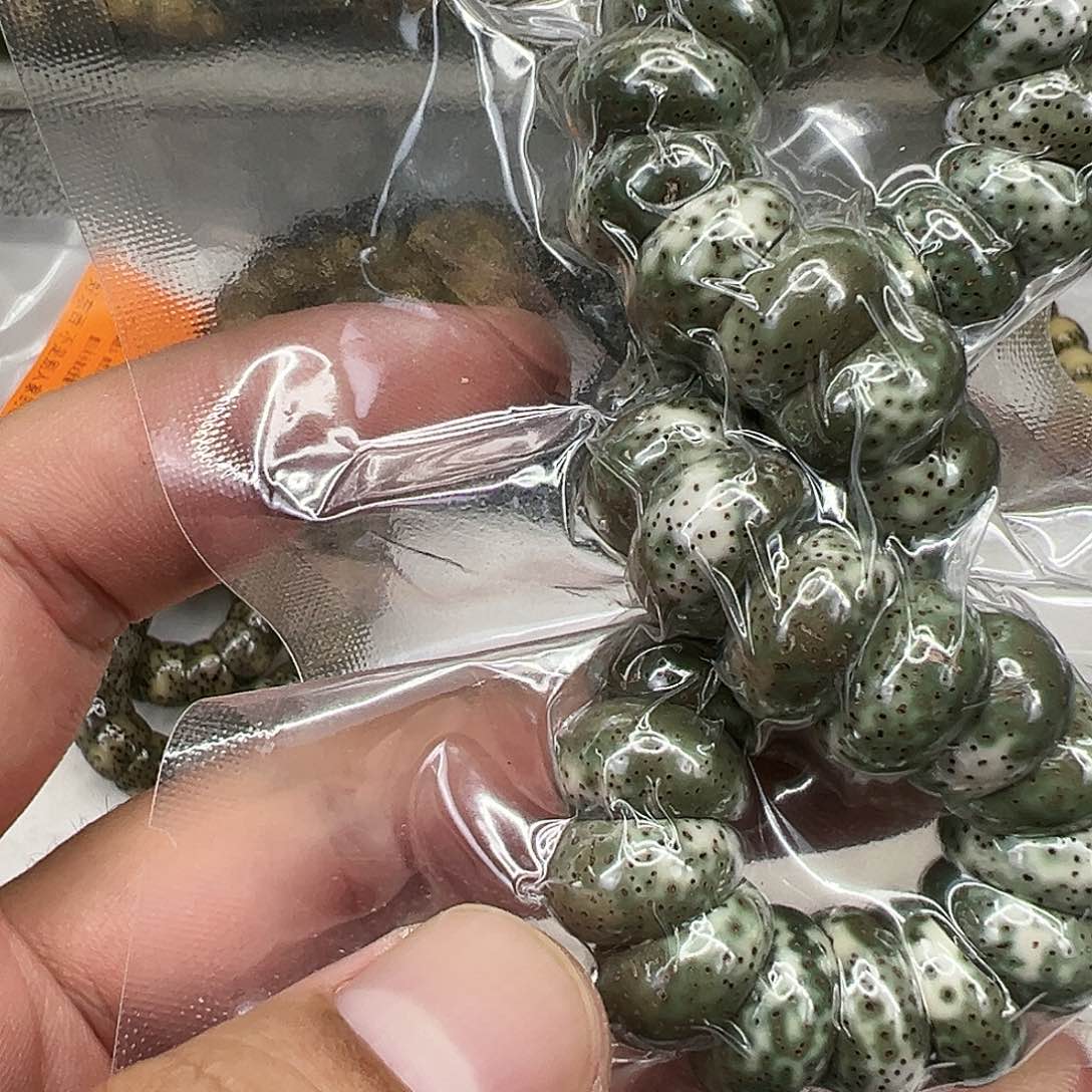 星月菩提手串21高端绿星月菩提单圈大肠1.4