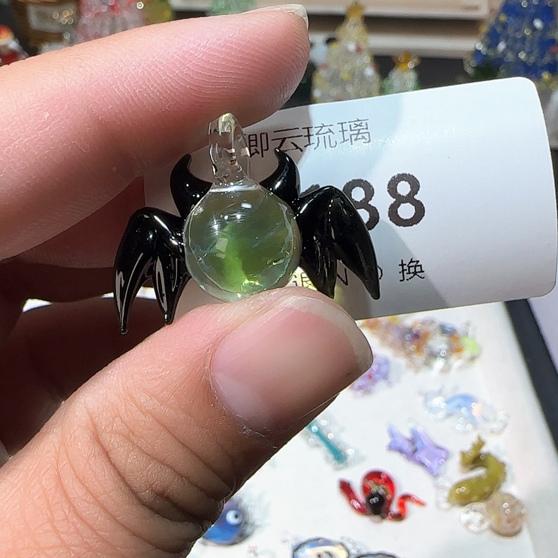 玻璃吊坠(不含链)188恶魔