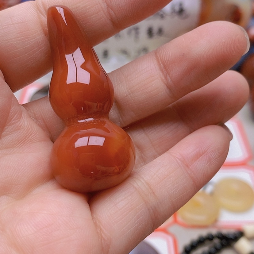 【闪购商品】未镶嵌玛瑙/玉髓珠宝半成品文****雁