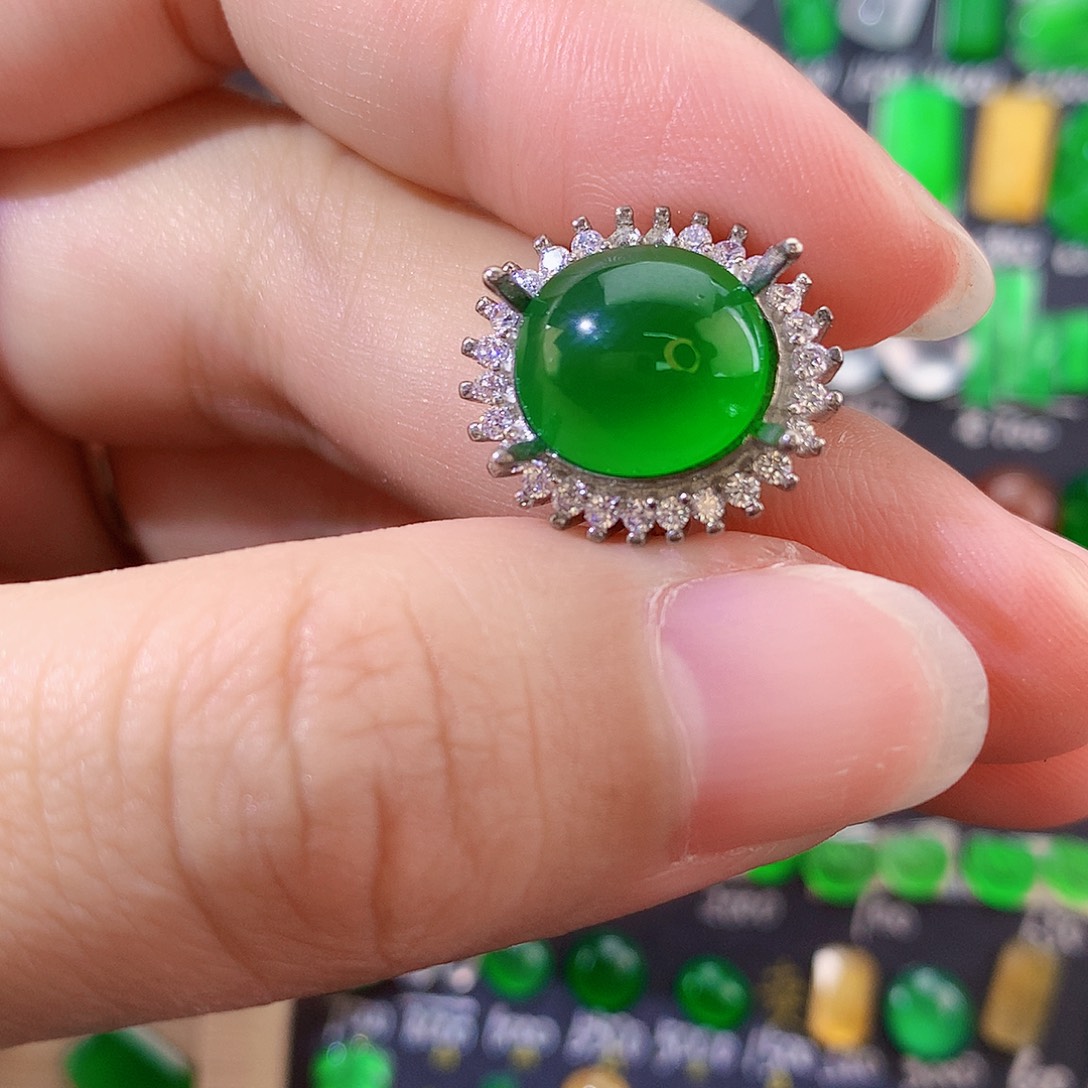 翡翠未镶嵌颈饰纯天然翡翠a货