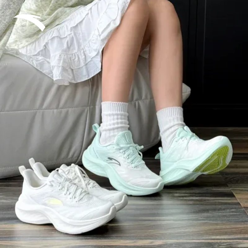 安踏飞云2 | 轻质女跑鞋增高透气轻便慢跑通勤休闲跑步运动鞋秋冬