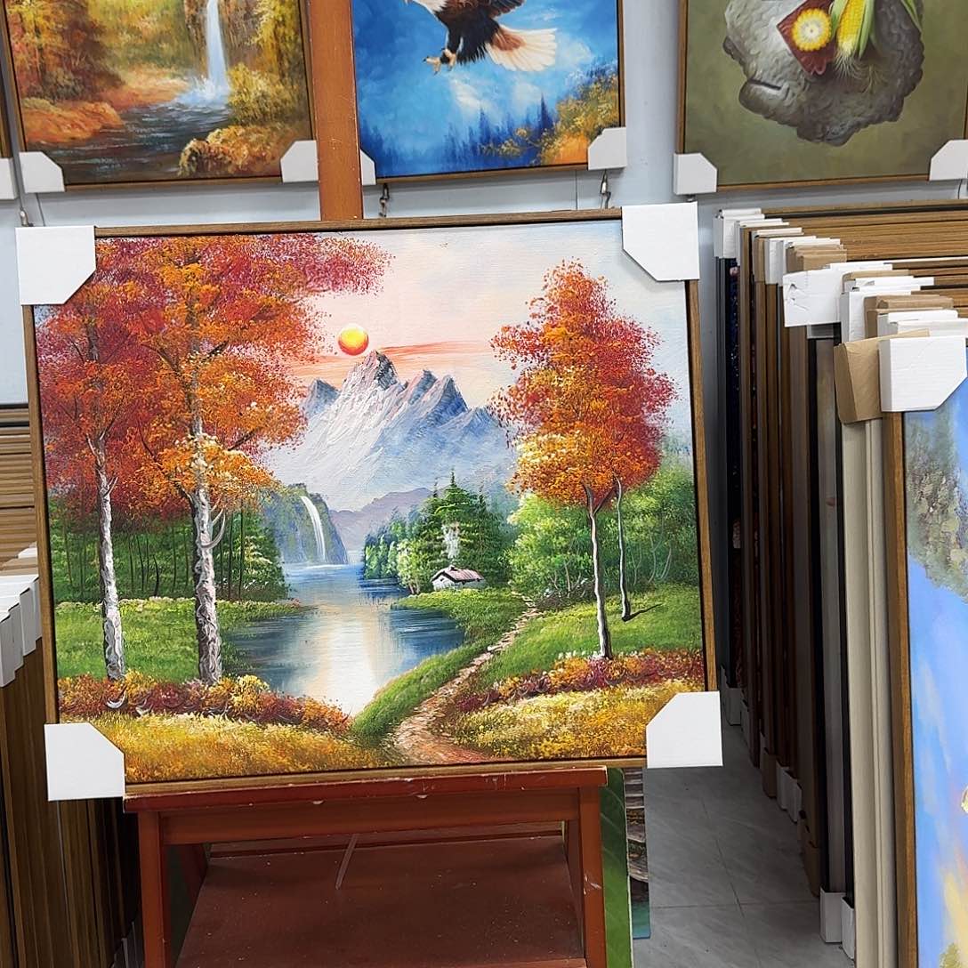 油画5060油画作品展作品展作品集展