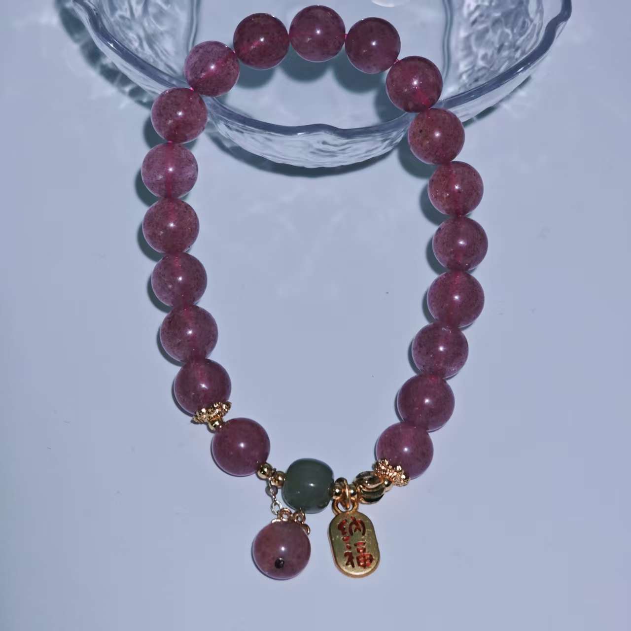 【绯莓祈愿】草莓晶手串