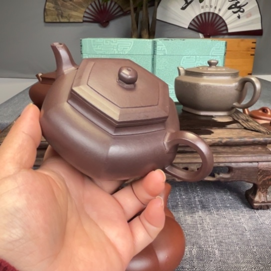 梦***唐段泥茶壶宜兴紫砂