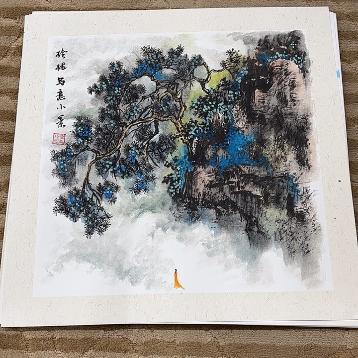 国画花鸟等多种鸟类和动物50.50