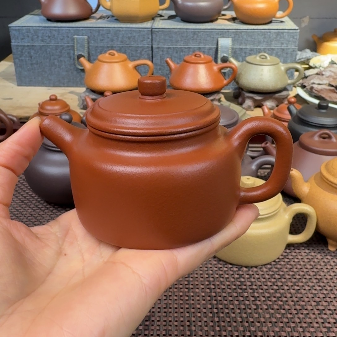 朱泥茶壶130毫升左右