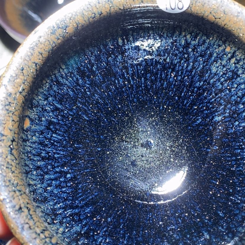 【闪购商品】瓷茶盏玻璃材质。108