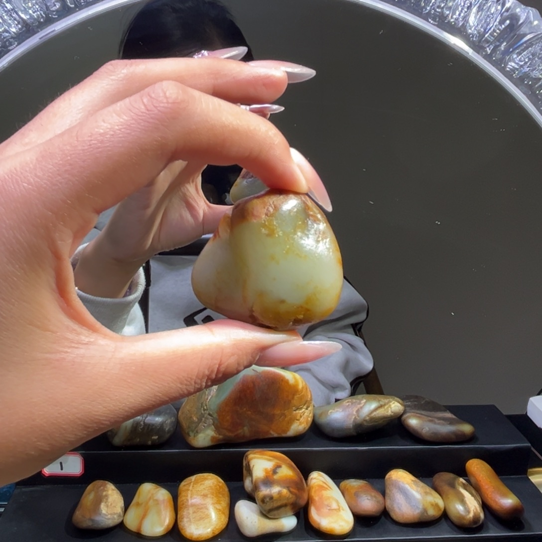 和田玉未镶嵌挂件70