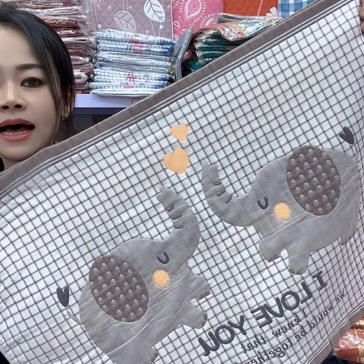 棉咖色小飞象纯棉