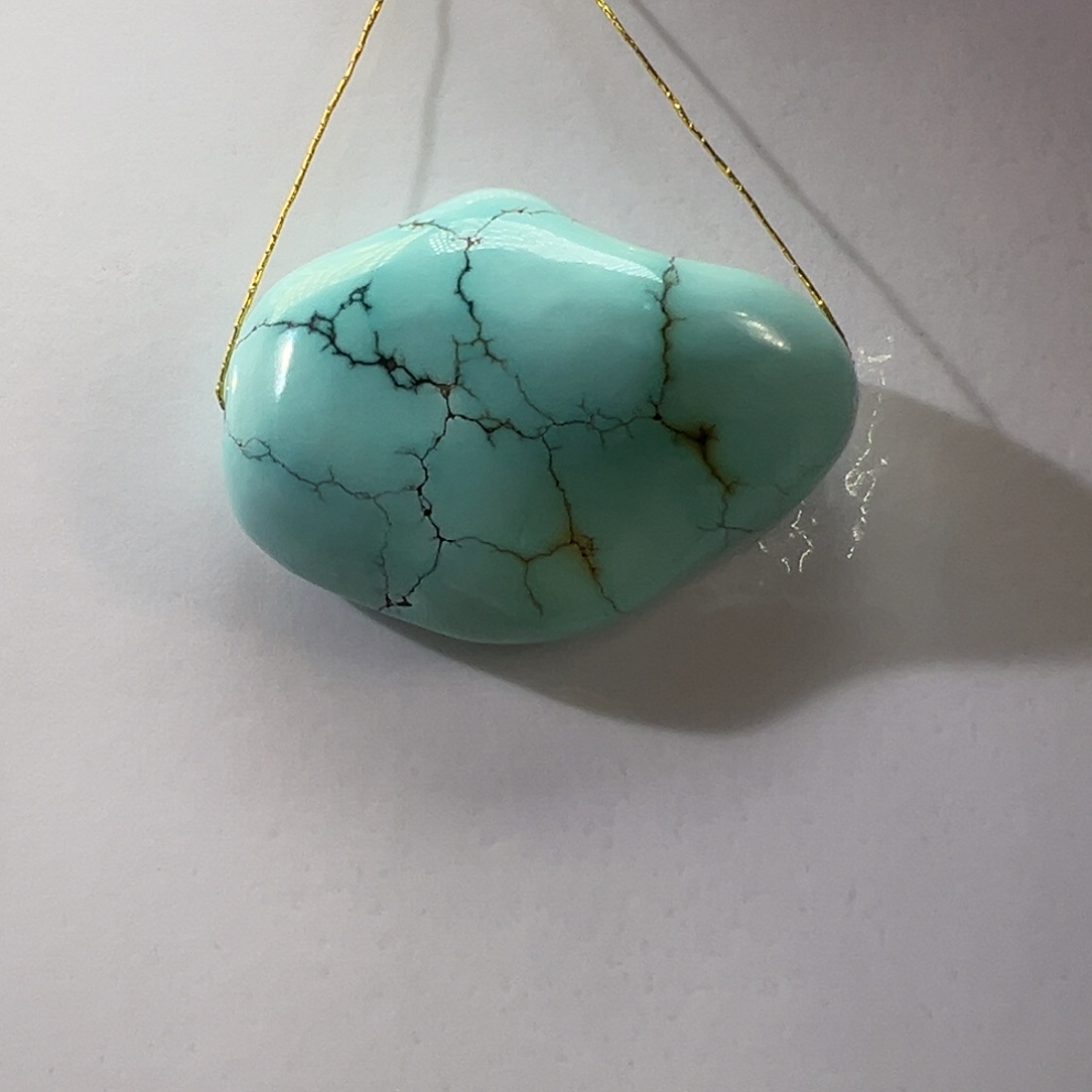 绿松石未镶嵌挂件