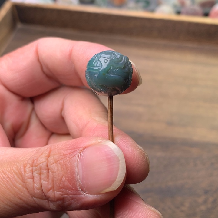 玛瑙/玉髓颈饰未镶嵌一路有你单珠