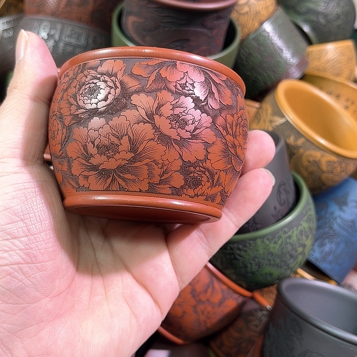 茶杯紫砂全手工紫砂主人杯