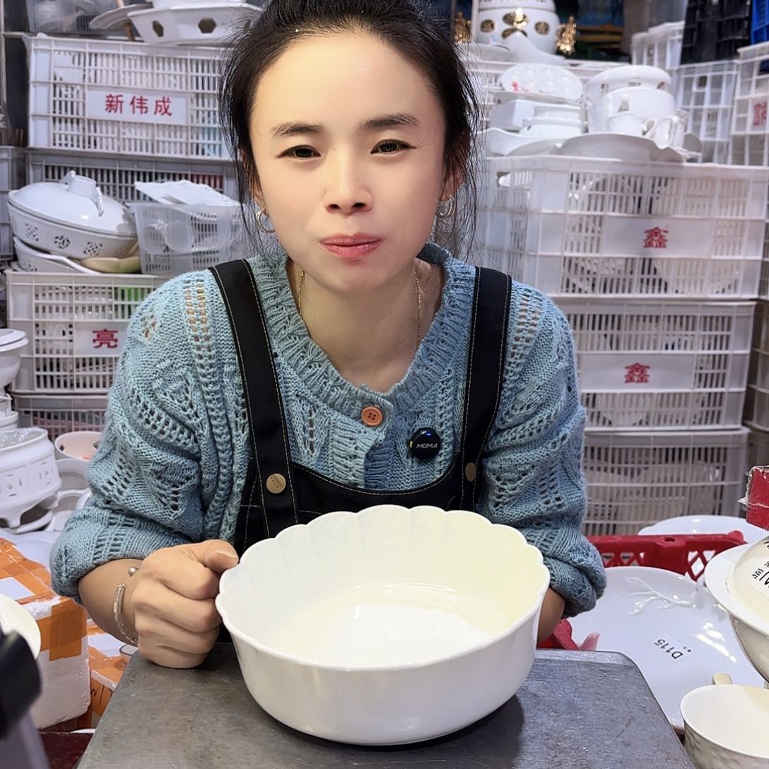 盘微瑕产品………沙拉碗两个