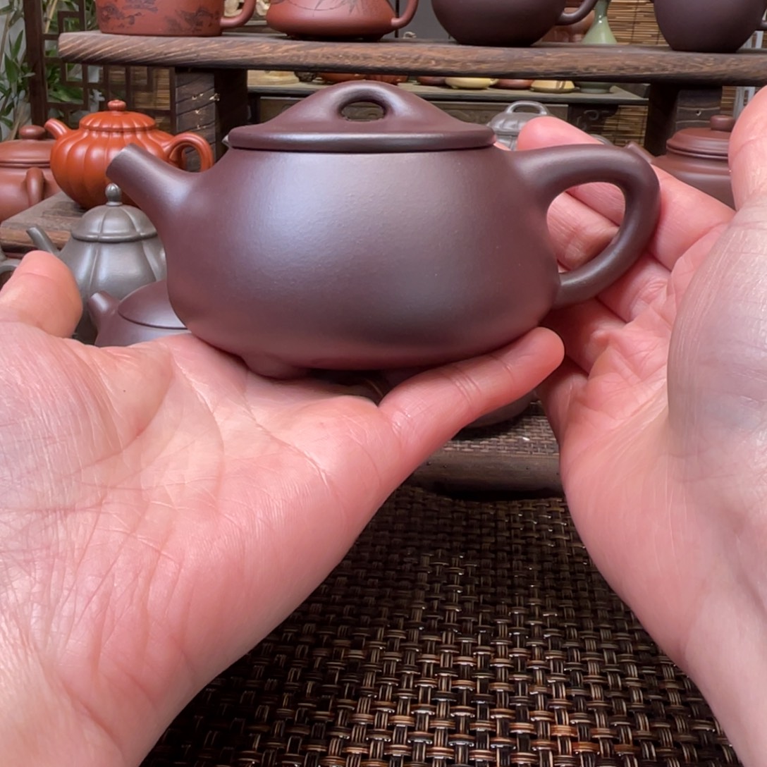 紫砂茶壶宜兴原矿紫砂手工制220全