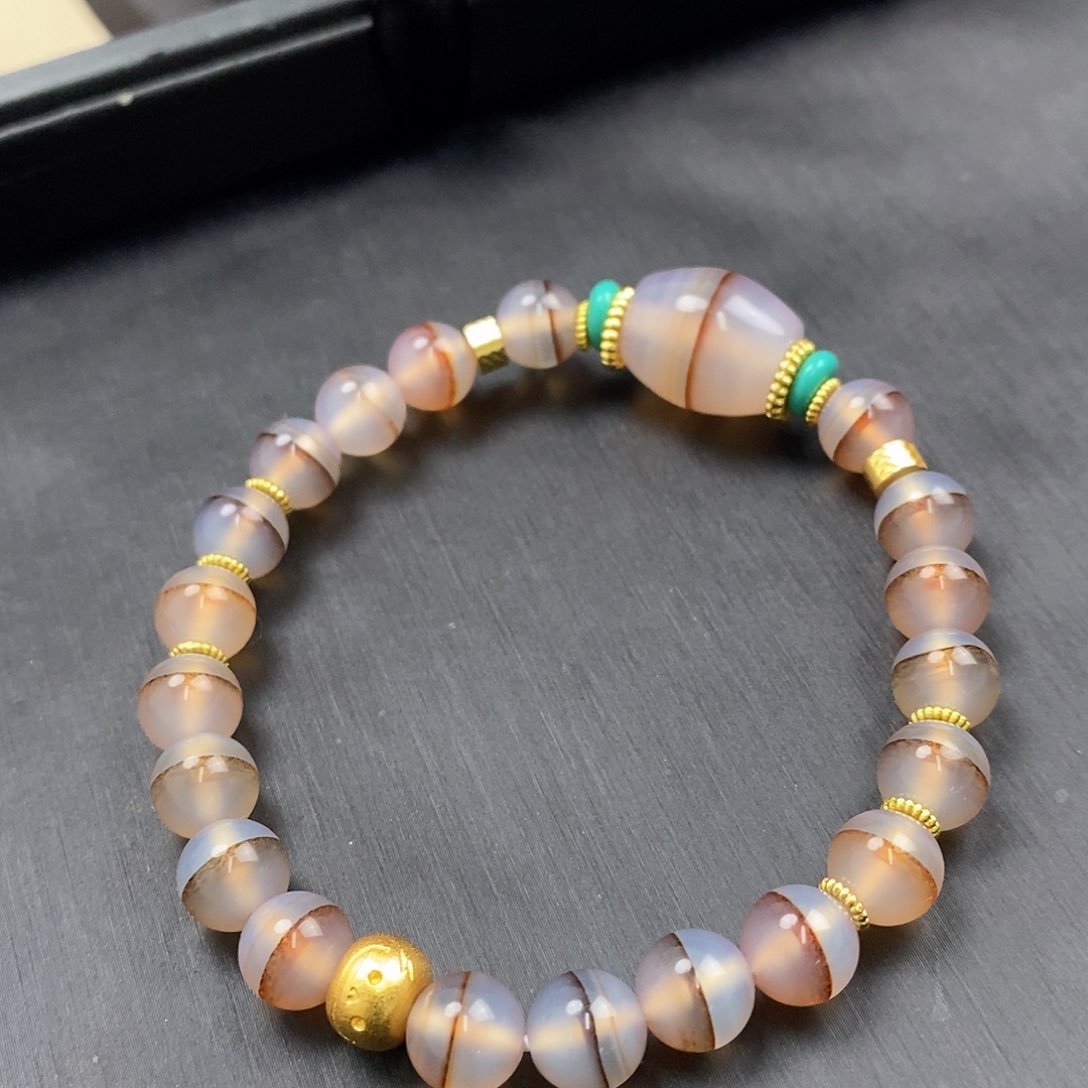 玛瑙/玉髓合金玛瑙手串