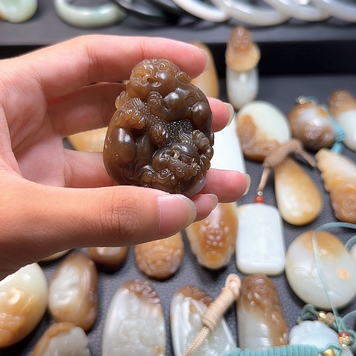 吊坠(不含链)未镶嵌和田玉