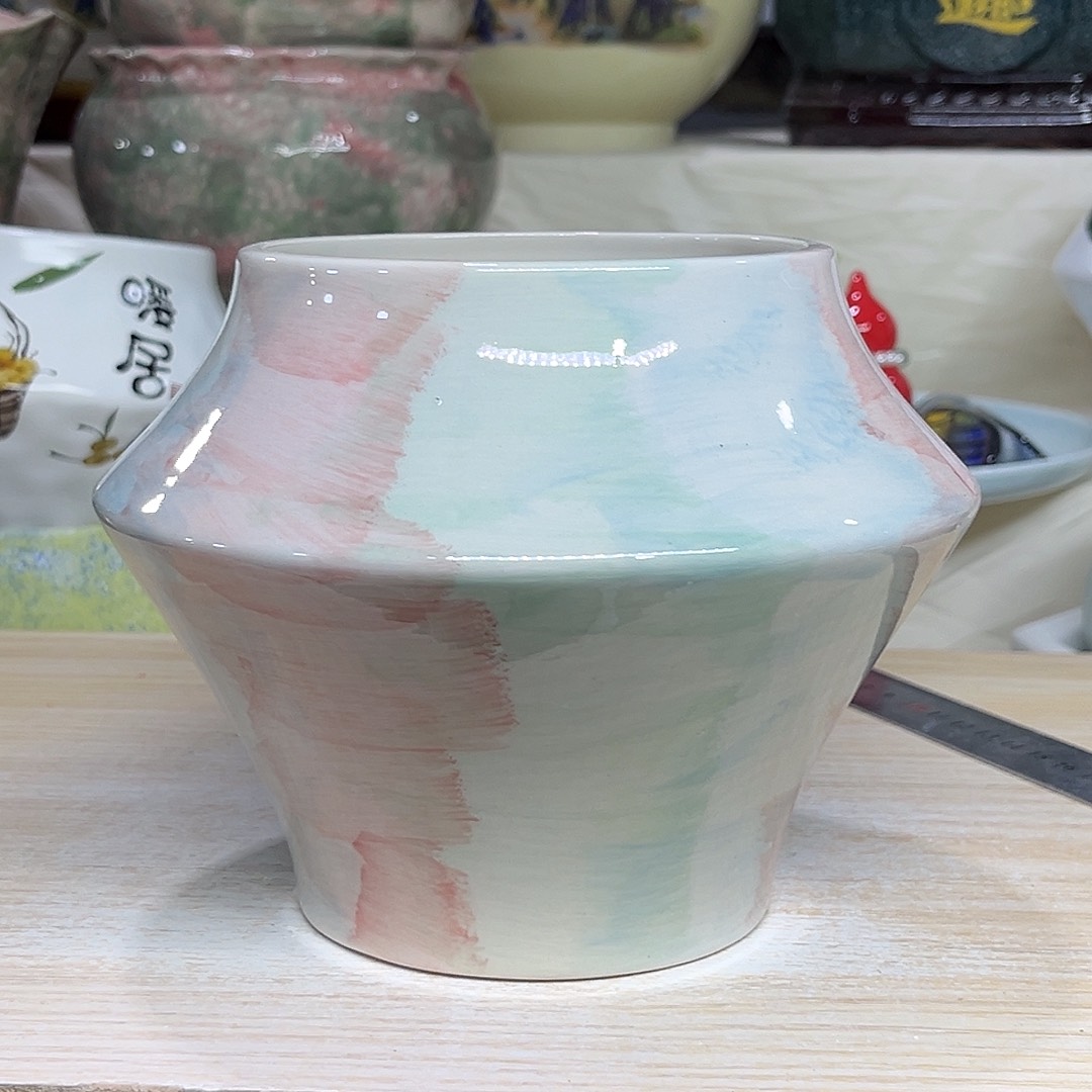 陶瓷绿植多肉微瑕花盆外口径：11*13