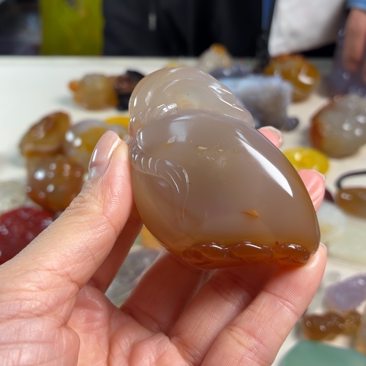 玛瑙/玉髓未镶嵌吊坠(不含链)