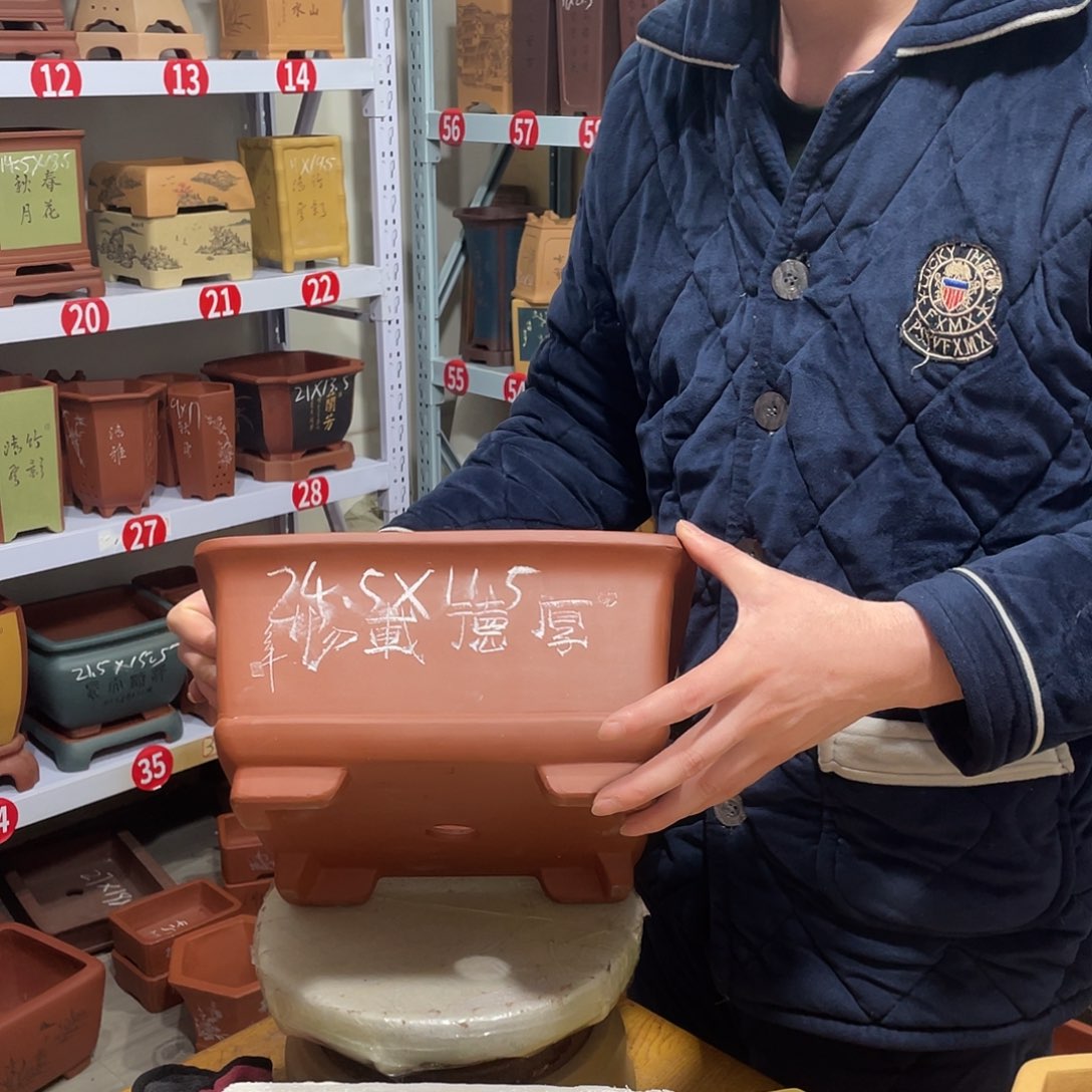 紫砂天心紫砂手工花盆